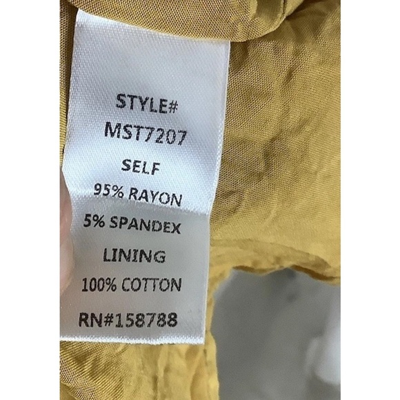 Anthropologie Sz S/M Boho Cottagecore Fairy Look Swing Hem Midi Skirt Tan - Picture 7 of 7